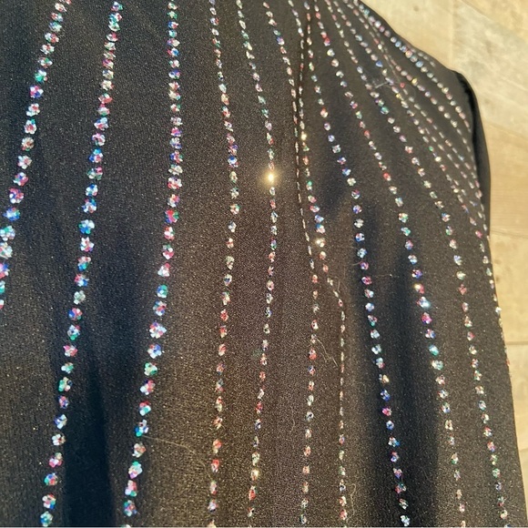 Vintage‎ David Bradley women's black dropped waist dress in size 22 - Picture 5 of 11